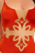 Einteiliger Badeanzug Buffalo Terrakotta PIN-UP STARS